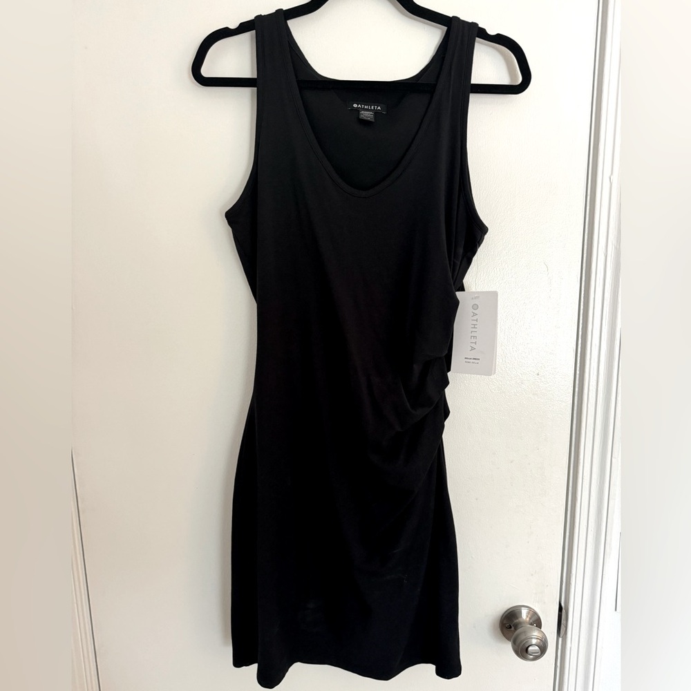 Athleta Della dress - black size Medium - NWT